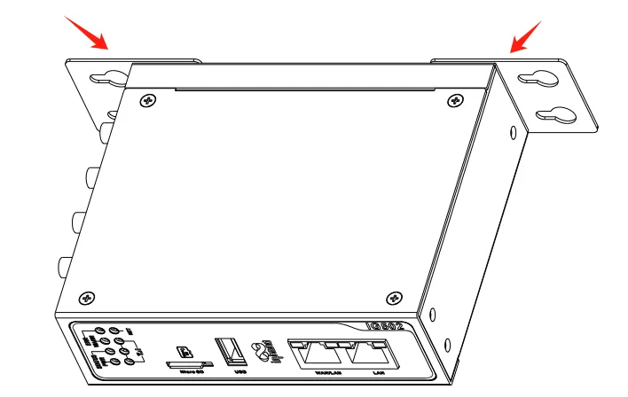 Wall mount method 2 after step 1
