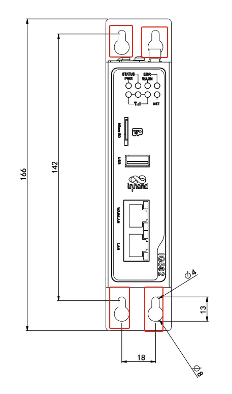 Wall mount method 2 fixed to wall