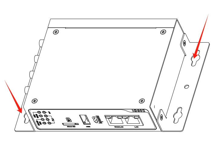 Wall mount method 3 after step 1