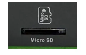 Micro SD card slot