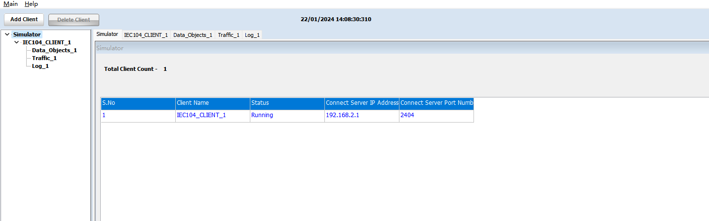 IEC 104 Client — Connect
