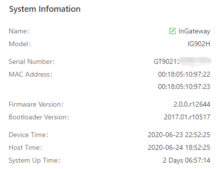 System Information