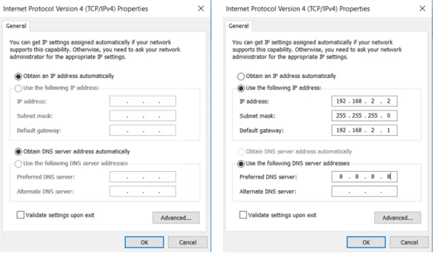 PC Network Configuration