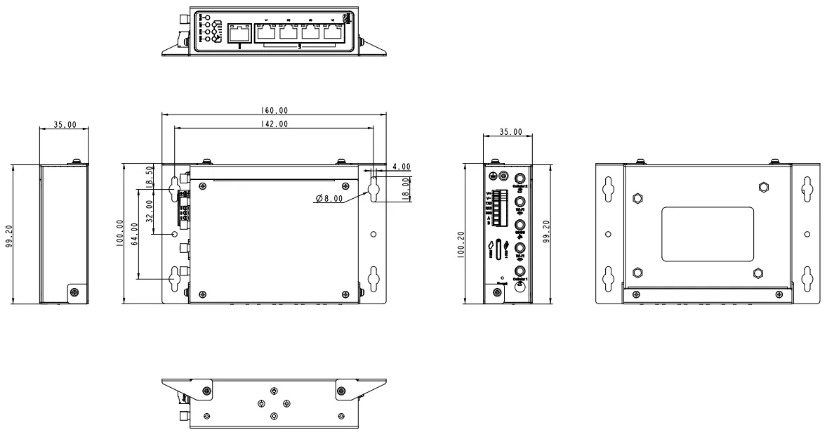 Panel Mount Kit Option 2