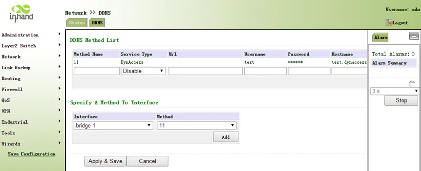 DDNS General Domain Configuration