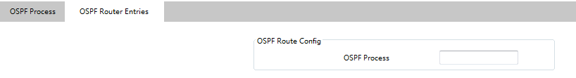 OSPF Router Entries Page