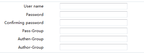 Create User Page