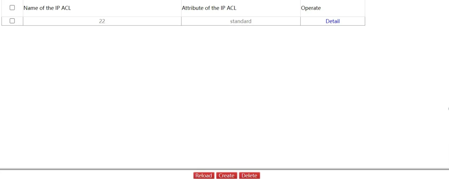 IPv4 Rules Page