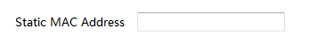 Create Static MAC Filter Page