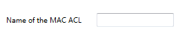Create MAC Access Control List Page