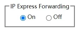 IP Express Forwarding Page