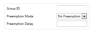 Create Backup Link Group Page