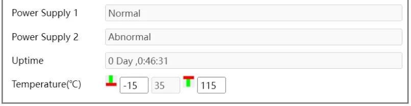 System Configuration Page