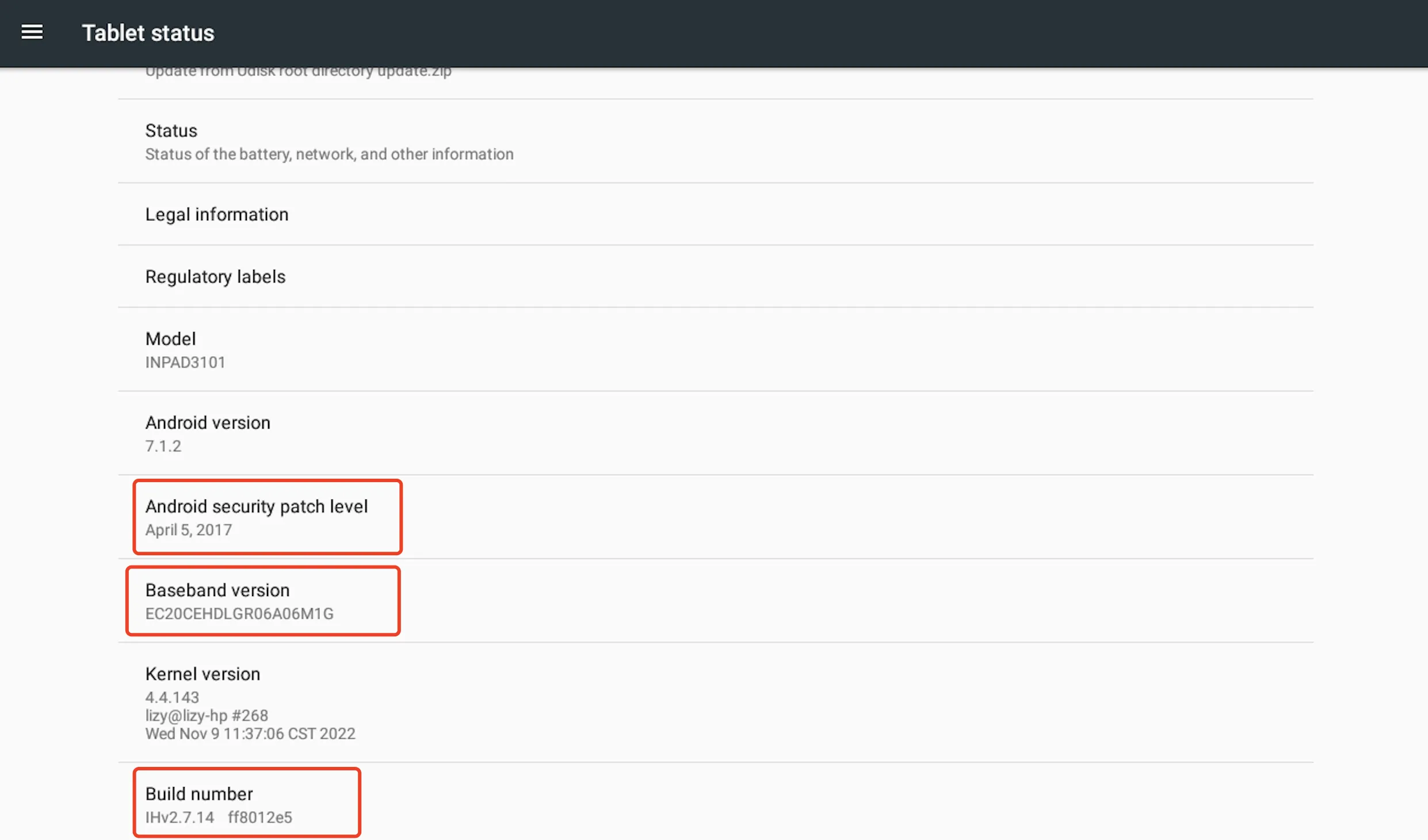 Developer Options