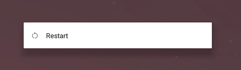 Power Button Menu