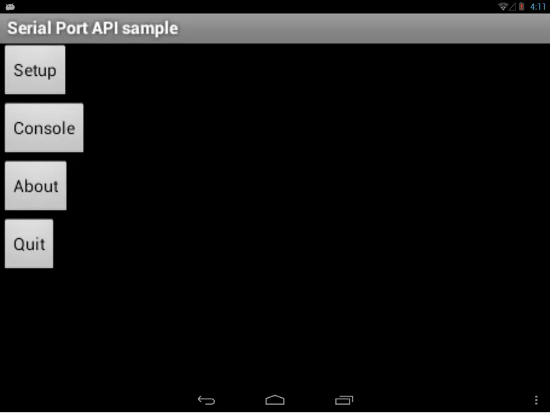 Serial Test APP
