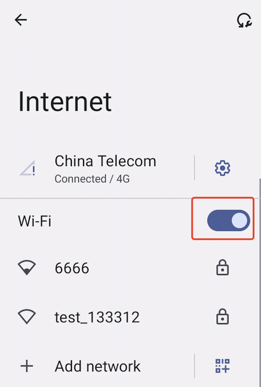 Wi-Fi Settings Android 12