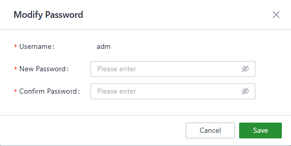 Change password