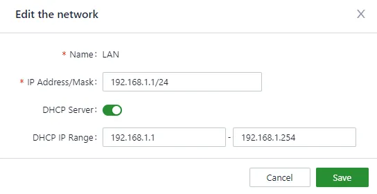 Edit Network
