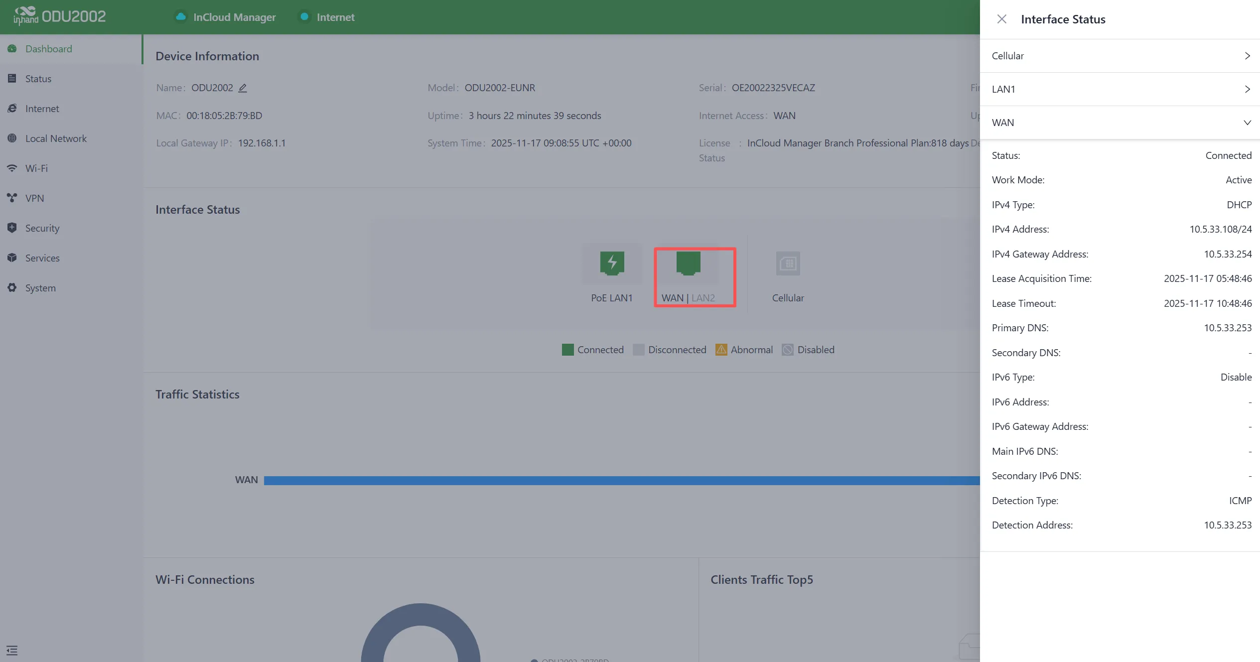 Interface Status
