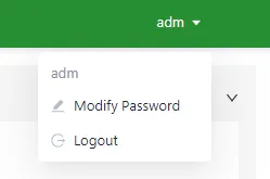 Change Password Menu