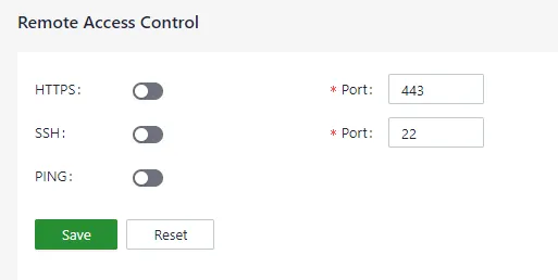 Remote Access Control