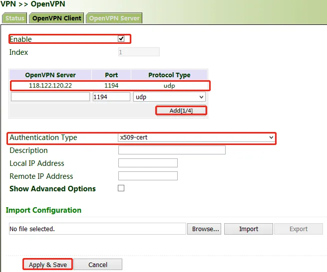 OpenVPN Configuration