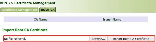 Certificate List