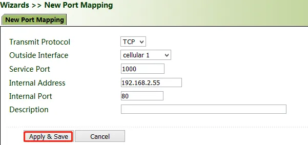 Port Mapping Configuration