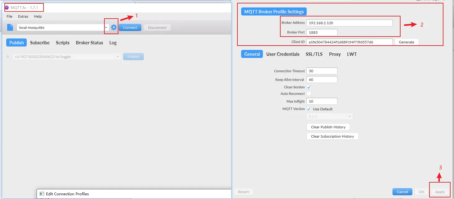 MQTT FX Client