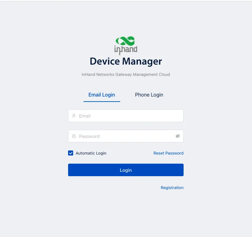 Device Manager Registration