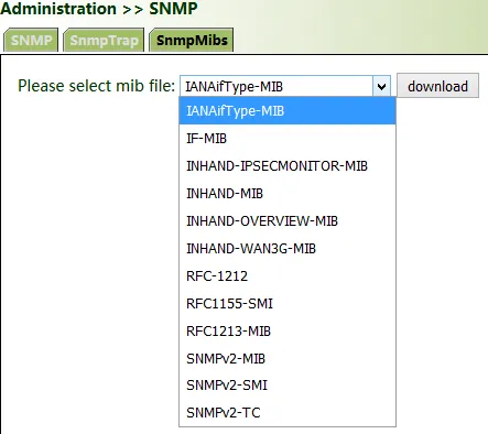 SNMP MIBs Download