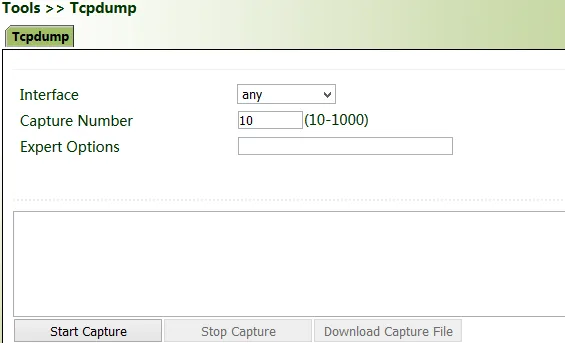 Tcpdump Tool