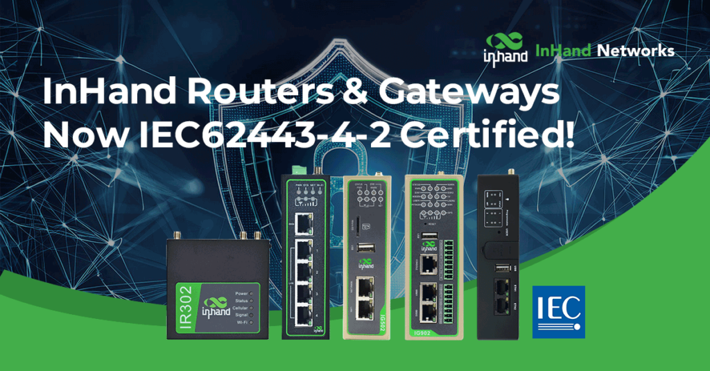 Routers y pasarelas InHand con certificación IEC62443