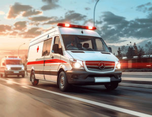 Solución de red 5G para ambulancias con el router celular industrial IR624