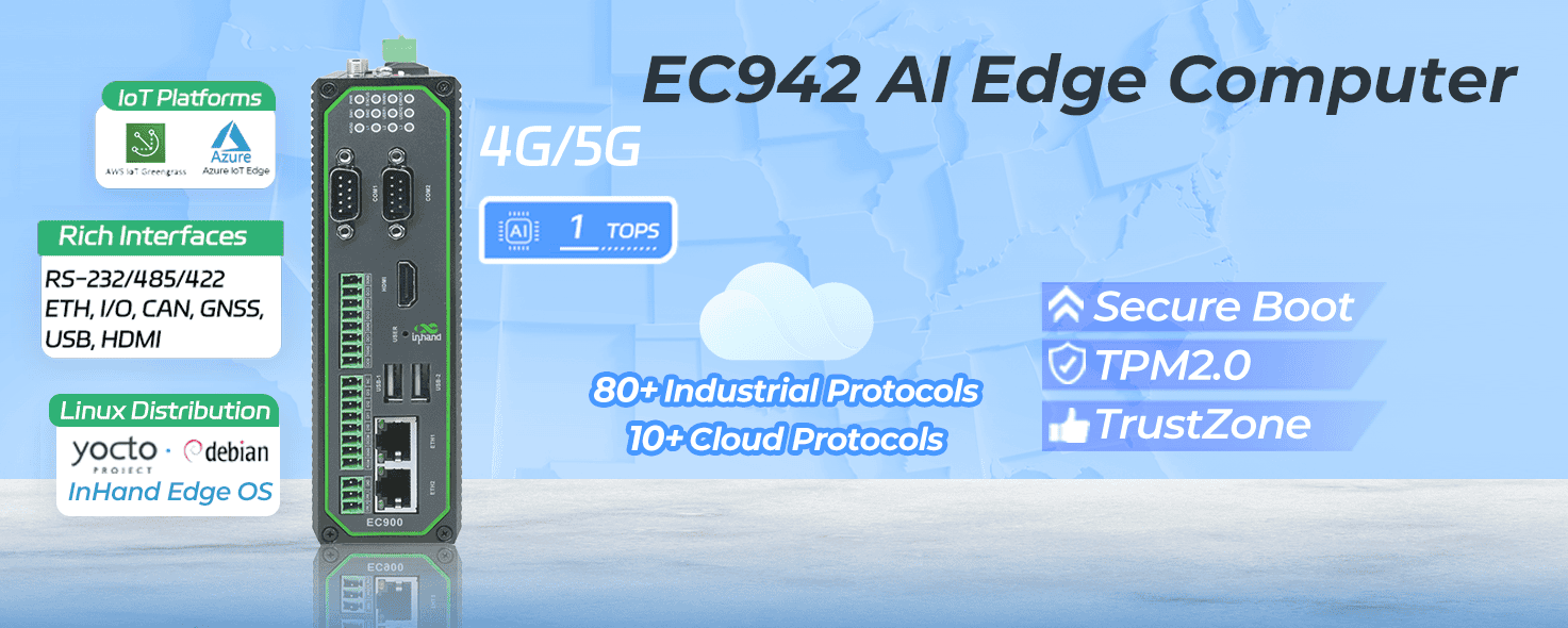 EC942 AI Edge Computer certified for AWS IoT Greengrass compatibility