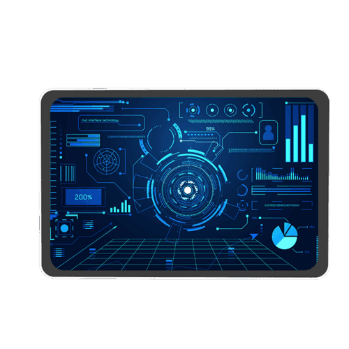 Tableta industrial InPAD3101 con pantalla de 10,1 pulgadas, 4G, Ethernet, múltiples puertos serie y sistema operativo Android.