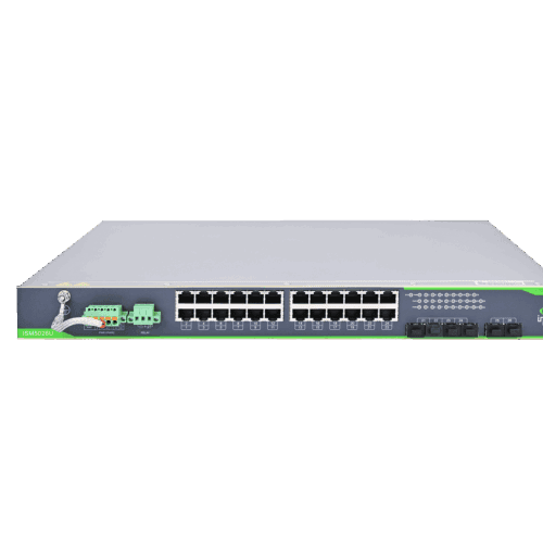 Commutateur industriel rackable ISM5026U avec plusieurs ports Ethernet et SFP pour la connectivité