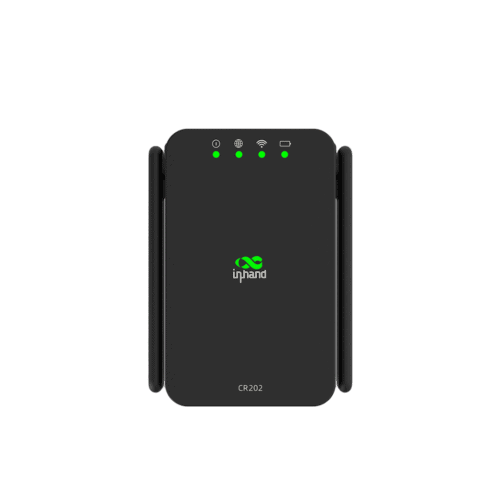 IoT bağlantısı için yüksek kapasiteli bataryaya sahip kompakt CR202 Lite taşınabilir hücresel yönlendirici.