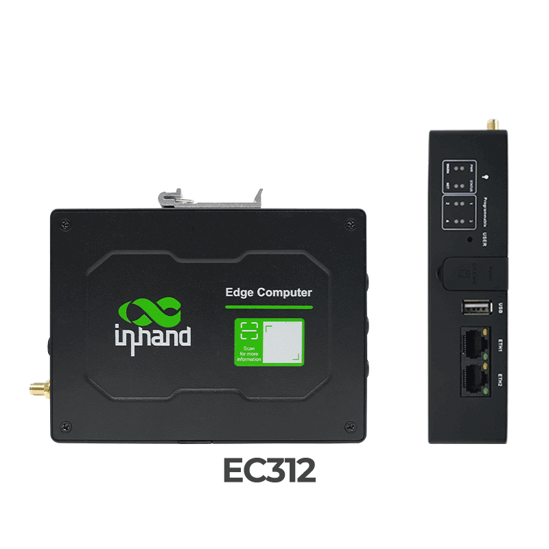 EC312 Edge-Computer mit Secure Boot und Unterstützung für Industrieprotokolle für IoT-Lösungen
