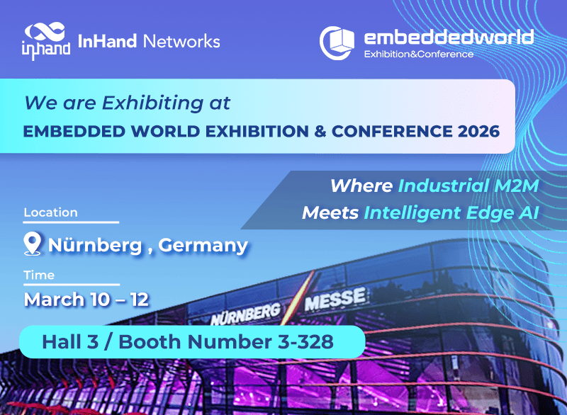 InHand Networks stellt auf der Embedded World 2026 aus