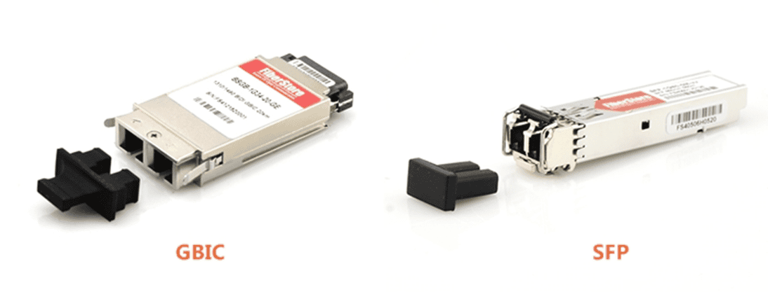 GBIC-Modul zur optischen Signalumwandlung in einer Netzwerk-Switch-Schnittstelle