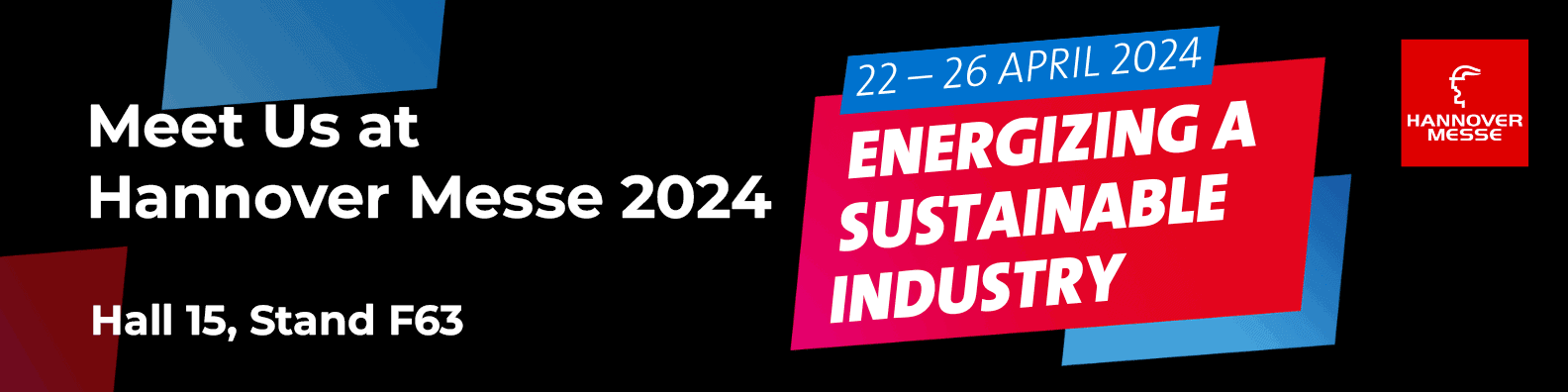 Banner de la Hannover Messe 2024 que presenta las soluciones de computación perimetral de InHand Networks para el IoT industrial.