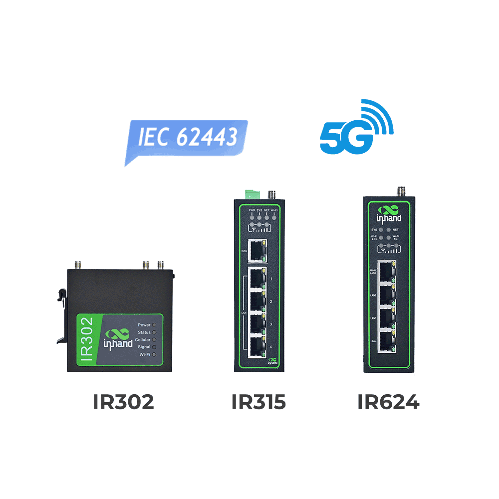 Industrierouter mit Mobilfunkverbindung von LTE CAT 1 bis 5G für Edge-Computing-Anwendungen