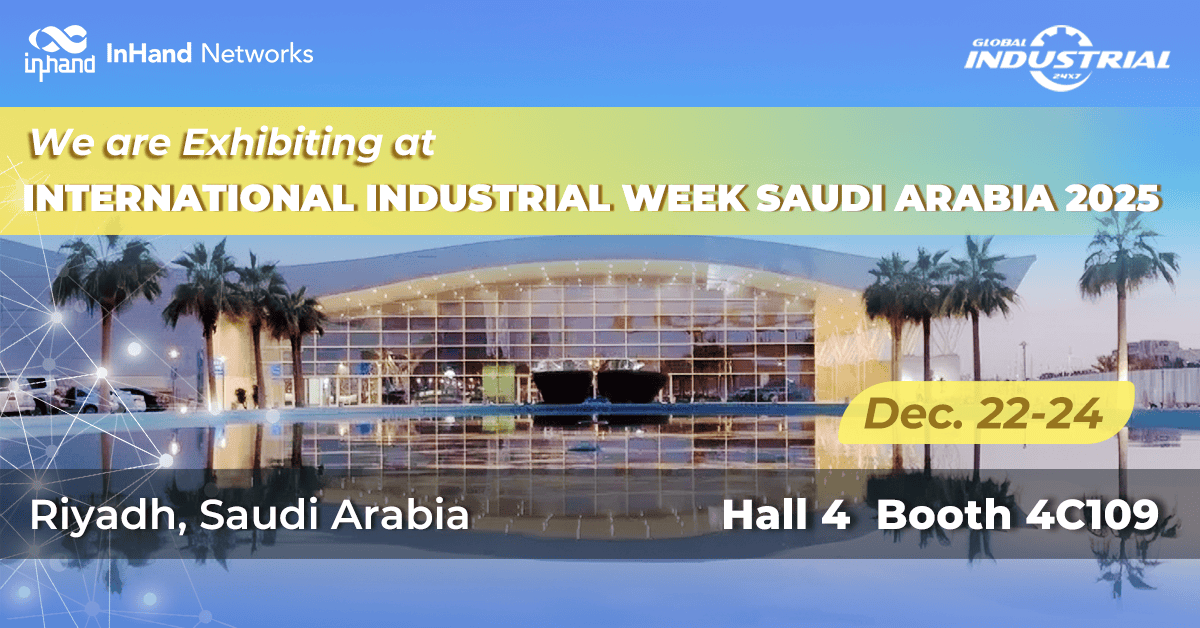 Our industrial IoT exhibit booth at International Industrial Week Saudi Arabia 2025