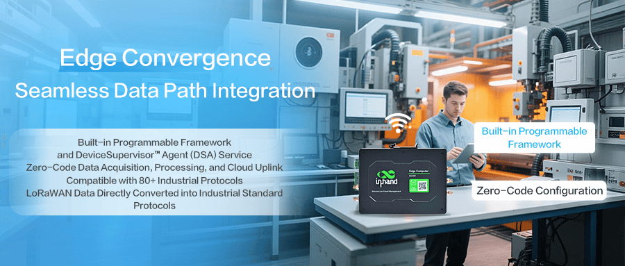 InHand Networks EC312 LoRaWAN Ağ Geçidi, dağıtılmış IoT uygulamaları için uç nokta entegrasyonunu mümkün kılıyor.