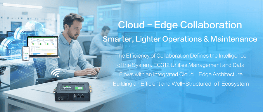 EC312 LoRaWAN ağ geçidi cihazı, dağıtılmış IoT uygulamaları için güvenli uç ağları etkinleştiriyor.