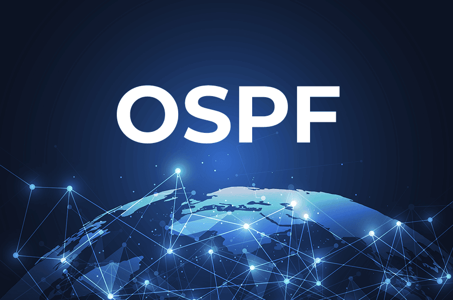 OSPF network diagram illustrating routing protocols for optimized IIoT communications in cloud-edge environments.