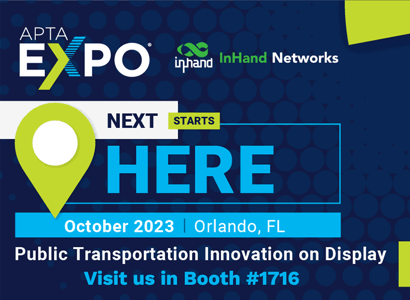 InHand Networks Exhibiting at APTA Expo 2023