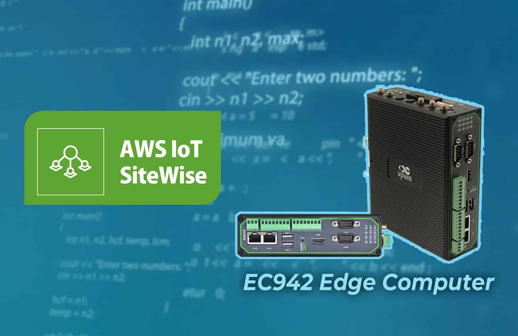 نشر خدمة AWS IoT Sitewise على جهاز كمبيوتر طرفي EC942